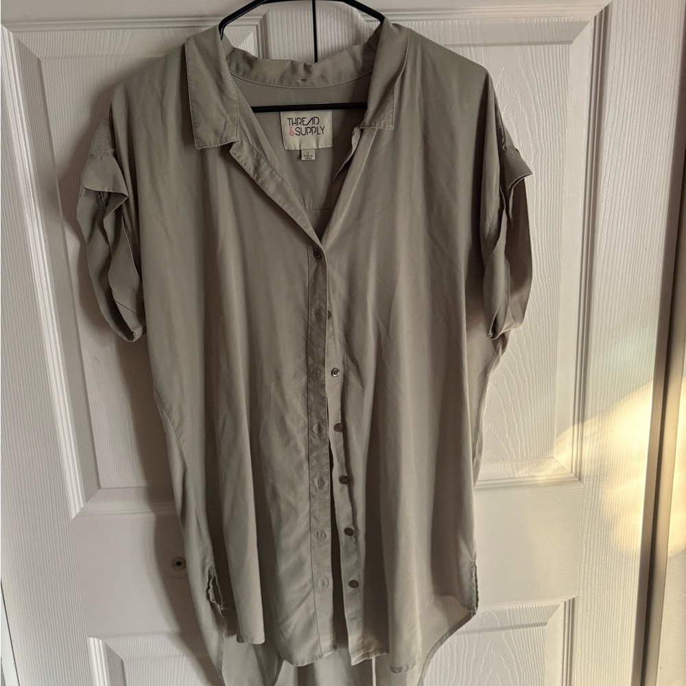 Thread & Supply Soft Gray Shirt